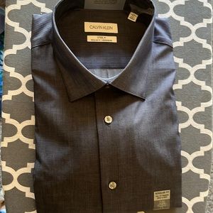 CALVIN KLEIN STEEL+ MENS DRESS SHIRT